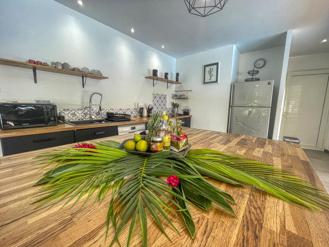 14-Location villa piscine Saint François Guadeloupe_cuisine